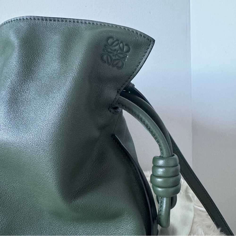SOLD Loewe Flamenco, Green/ Vintage Khaki - Picture 9 of 14
